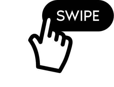 Swipe gesture icon